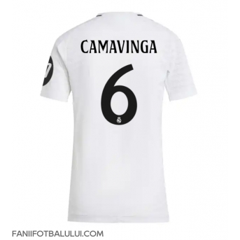 Real Madrid Eduardo Camavinga #6 Tricou Fotbal Replică 2024-25 Femei Acasa